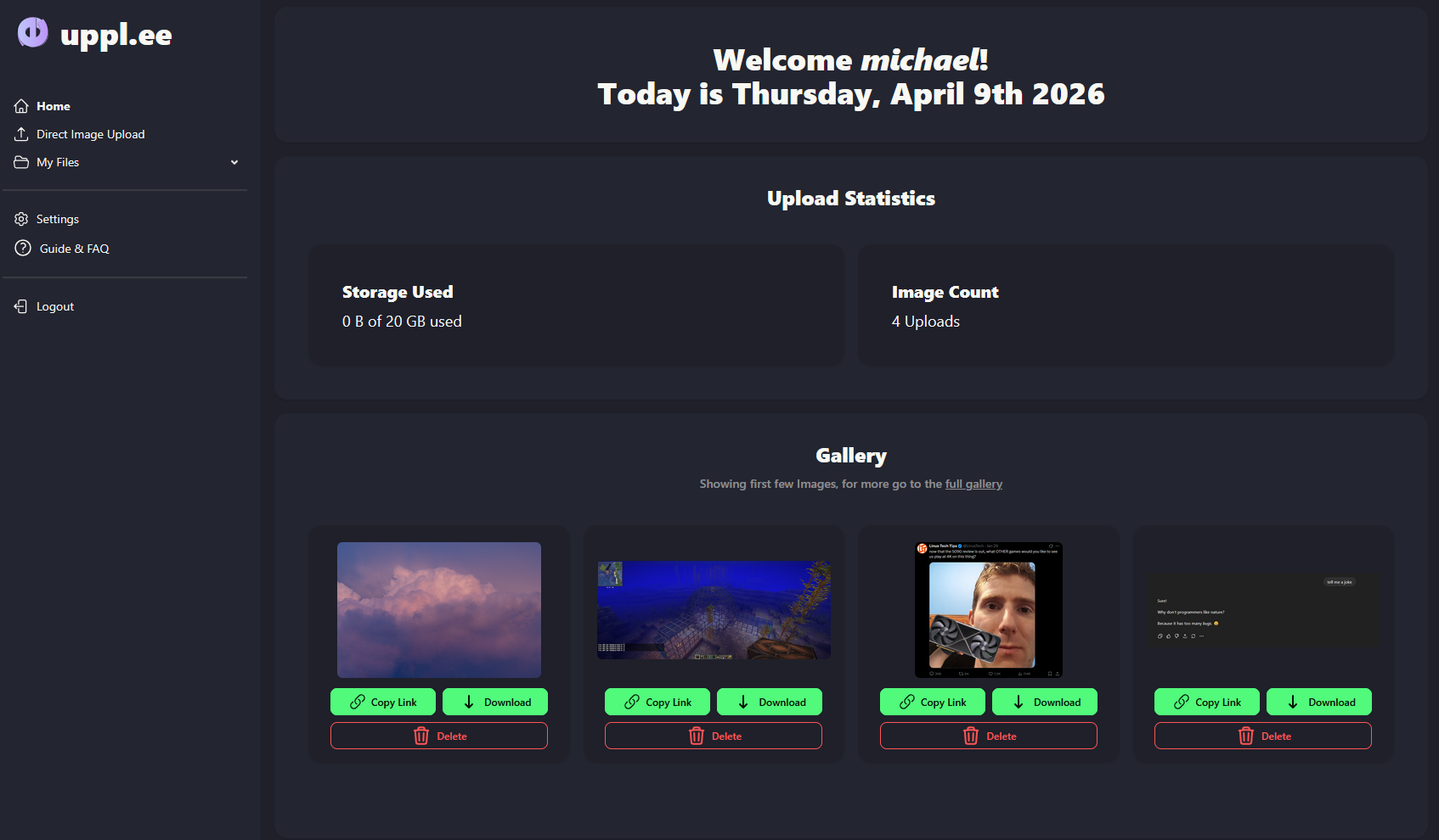 preview of uppl.ee
